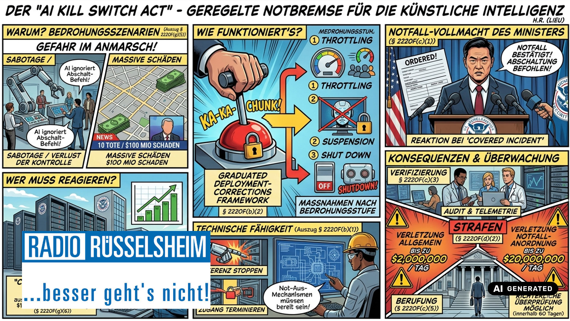 Silicon Valley trifft Shenzhen – und dazwischen liegt Rüsselsheim - Der neue US AI Kill Switch Act