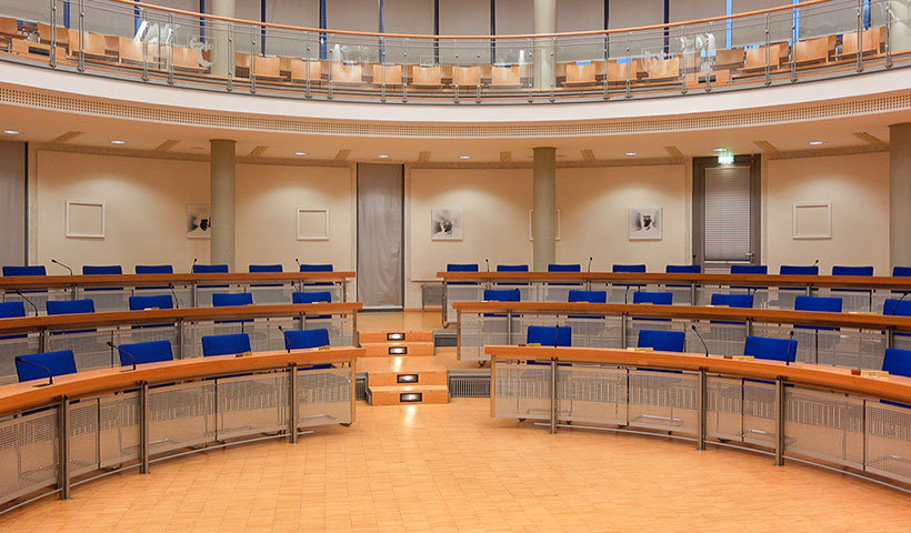 Raatssaal der Stadtverordnetenversammlung in Rüsselsheim
